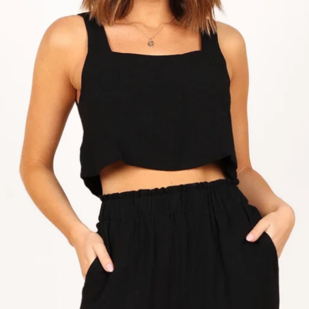 Petal & Pup Crop Top